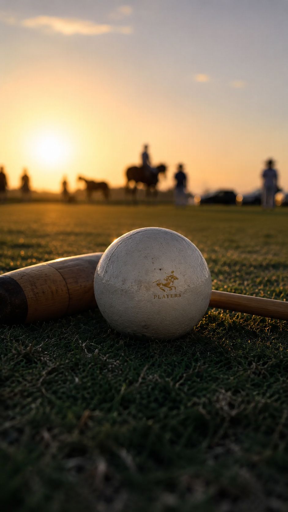 The ball at golden hour