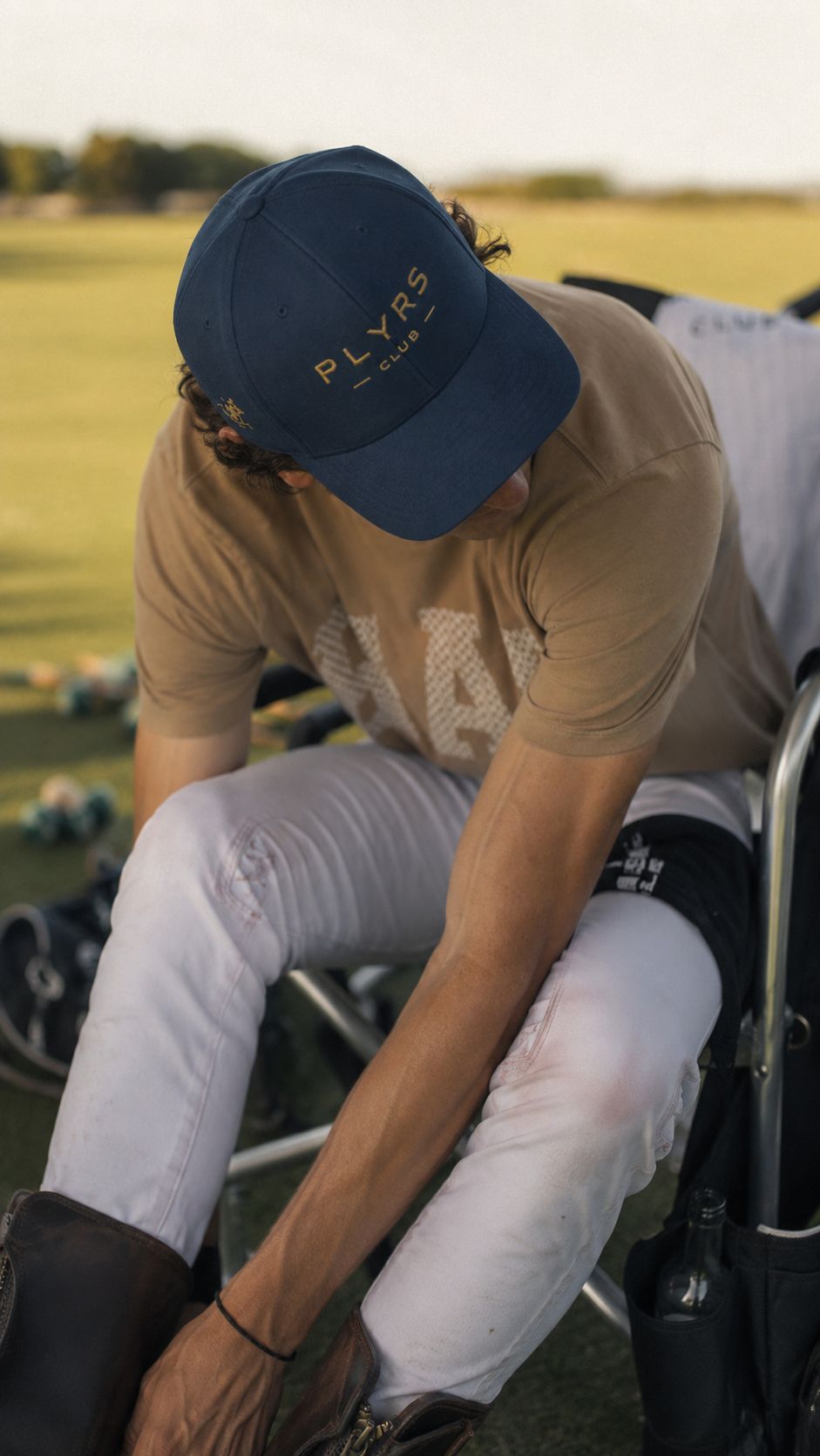 A player before the game