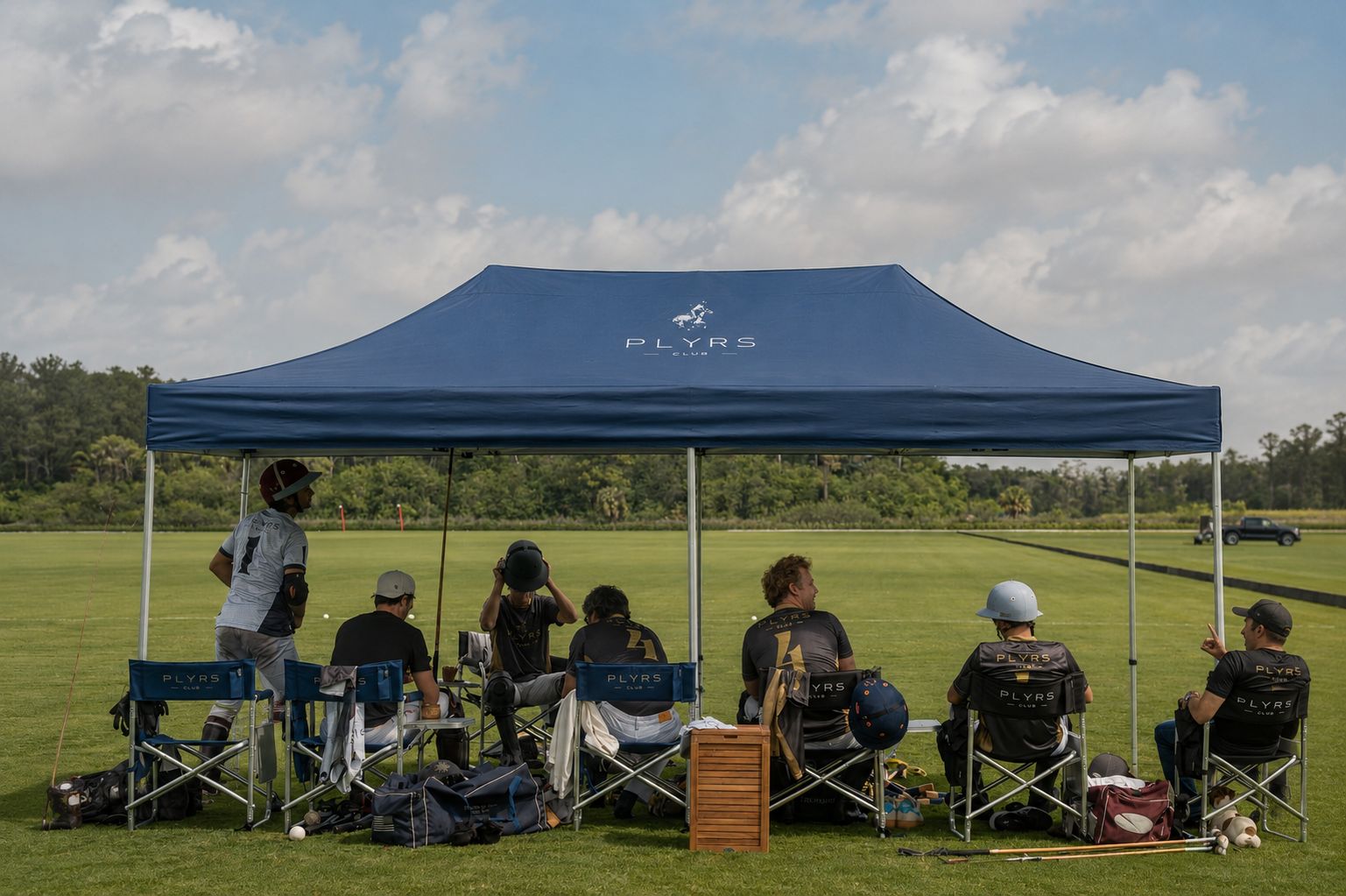 A team between chukkers